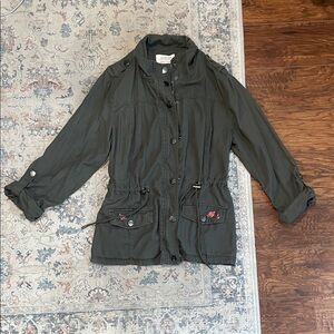 Olive Green Utility Jacket